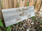 Barn Board Family Name Sign