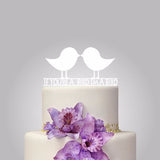 Rustic Wood cake topper "If Your A Bird I'm A Bird"